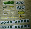 John Deere 420 Decal Set<P>John Deere Licensed!