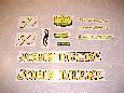 John Deere 50 Decal Set <P>John Deere Licensed!