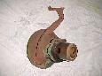 Brake housing with pedal and pedal shaft
