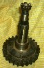 John Deere B Overdrive Gear and Shaft with Nut <P>NEW OLD STOCK! <P>