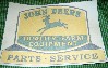 Giant John Deere Quality Farm Equipment Parts and Service Decal <P>John Deere Licensed!