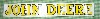 John Deere Decal <P>Measures 2" x 16"