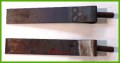 AA270R * UNSTYLED John Deere A B G Fuel Tank Hood Straps with Square Bolts * PAIR * USA MADE!