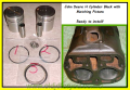 AH510R H107R * John Deere H Cylinder Block w/ NEW High Compression Pistons * Ready to install!