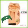 A4644R A4645R * John Deere 60 620 70 Heat Exchanger Nut and Clamp * Copper Coating
