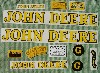 John Deere G Decal Set <P><B>John Deere Licensed!