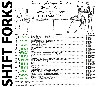 John Deere H Parts Catalog - Shift Forks